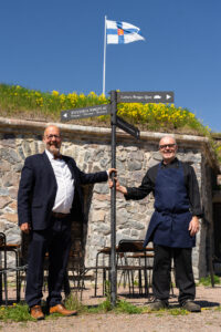 New owners Tony and Staffan