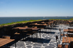 Ylemmän terassin avomerinäköala, Terrace 1917, Suomenlinna